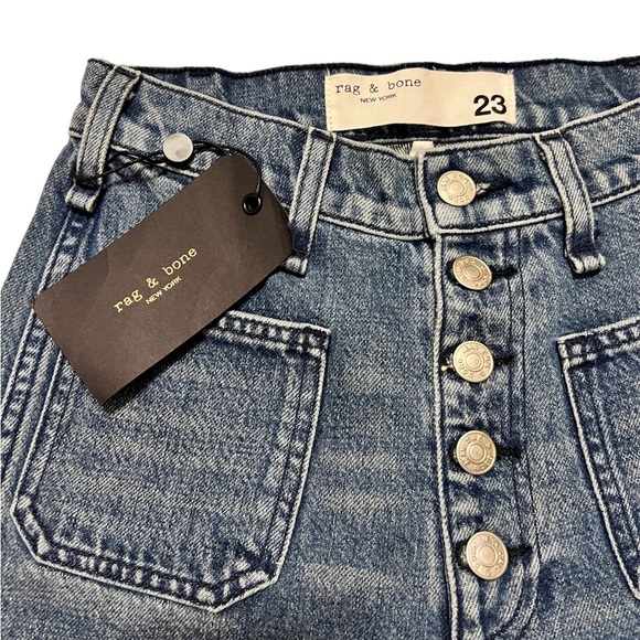 Rag & Bone Super High Rise Straight *Ruth - Picture 2 of 5